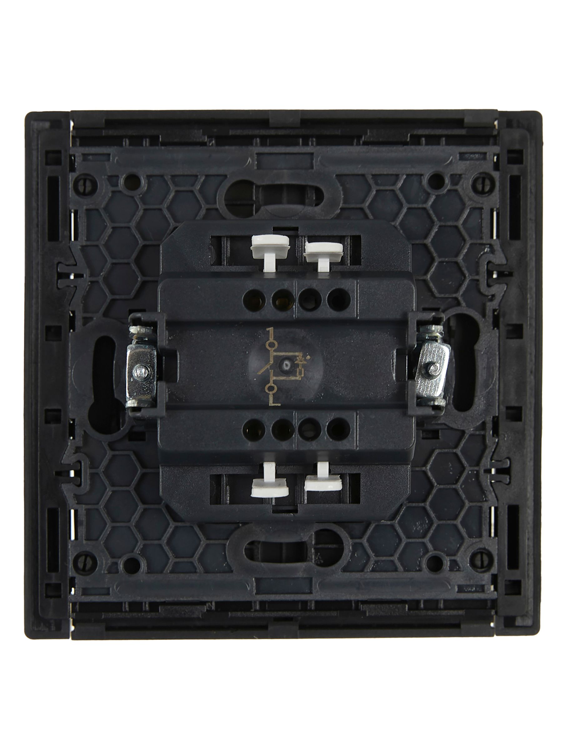 FORTE&PIANO Выключатель 1-клавишный с индикацией 10А FP302 серый IEK