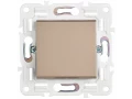 SKANDY Выключатель 1-клавишный проходной 10А SK-V02Sa песочный IEK