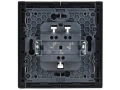 FORTE&PIANO Выключатель жалюзи 10А FP111 черный IEK