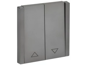 FORTE&PIANO Выключатель жалюзи 10А FP511 сталь IEK