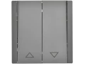 FORTE&PIANO Выключатель жалюзи 10А FP511 сталь IEK