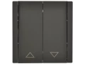 FORTE&PIANO Выключатель жалюзи 10А FP311 серый IEK