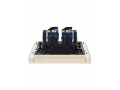 FORTE&PIANO Розетка компьютерная двойная RJ45 кат.6 FP434 ваниль IEK