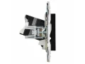 SKANDY Розетка компьютерная двойная RJ45 кат.5E SK-K03Bl черный IEK
