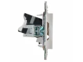 SKANDY Розетка компьютерная двойная RJ45 кат.5E SK-K03W арктический белый IEK