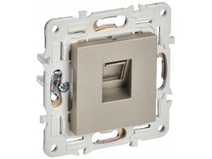 SKANDY Розетка компьютерная RJ45 кат.5E SK-K01Sh шампань IEK
