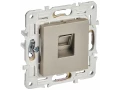 SKANDY Розетка компьютерная RJ45 кат.5E SK-K01Sh шампань IEK