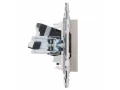 SKANDY Розетка компьютерная RJ45 кат.5E SK-K01Sh шампань IEK