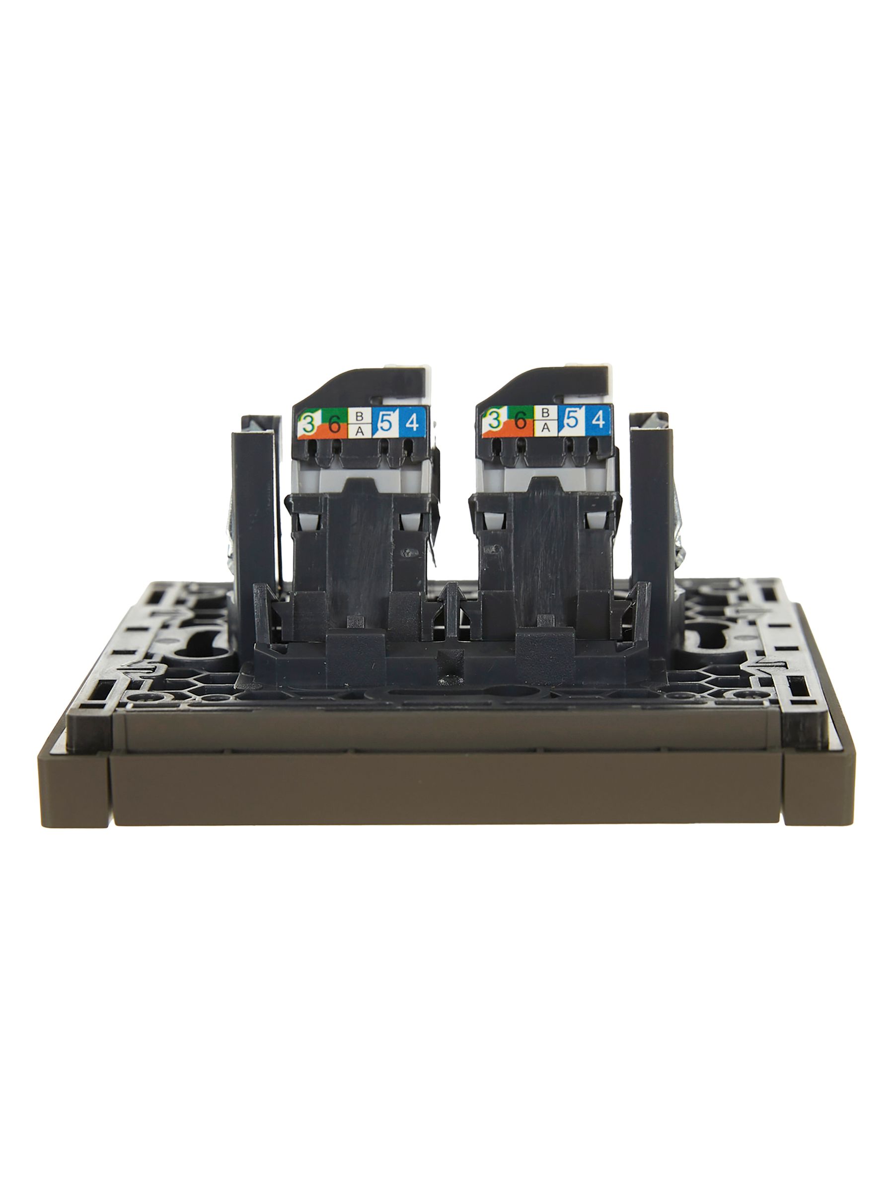 FORTE&PIANO Розетка компьютерная двойная RJ45 кат.5E FP333 серый IEK