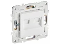 SKANDY Розетка компьютерная двойная RJ45 кат.6 SK-K04W арктический белый IEK