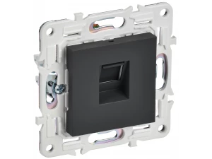 SKANDY Розетка компьютерная RJ45 кат.5E SK-K01G графит IEK