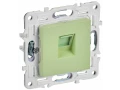 SKANDY Розетка компьютерная RJ45 кат.5E SK-K01G мятный IEK