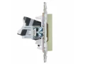 SKANDY Розетка компьютерная RJ45 кат.5E SK-K01G мятный IEK