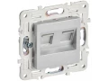 SKANDY Розетка компьютерная двойная RJ45 кат.6 SK-K04S серебряный IEK