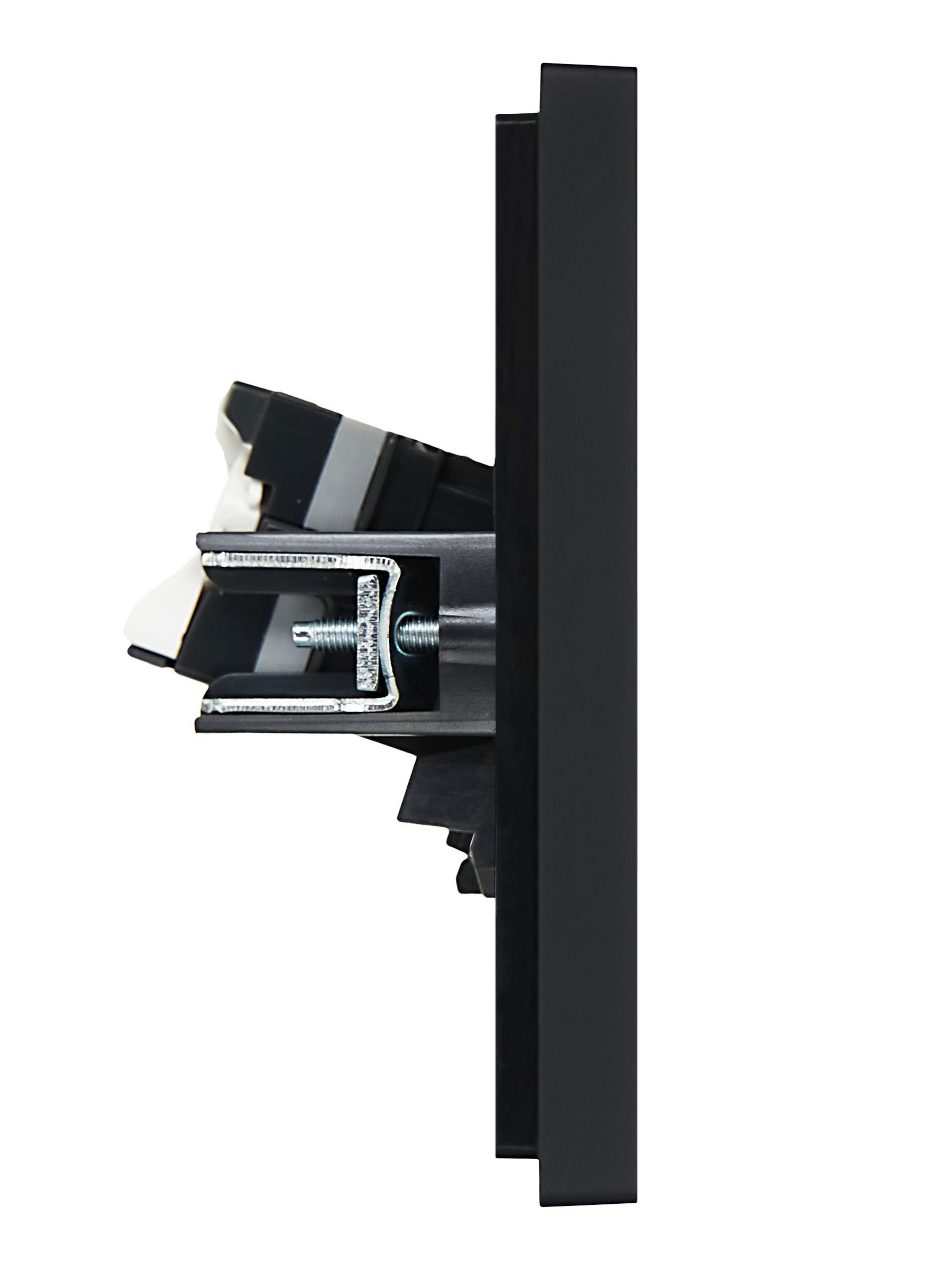 FORTE&PIANO Розетка компьютерная двойная RJ45 категория 5E FP133 черный ИЭК