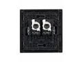 FORTE&PIANO Розетка компьютерная двойная RJ45 категория 5E FP133 черный ИЭК