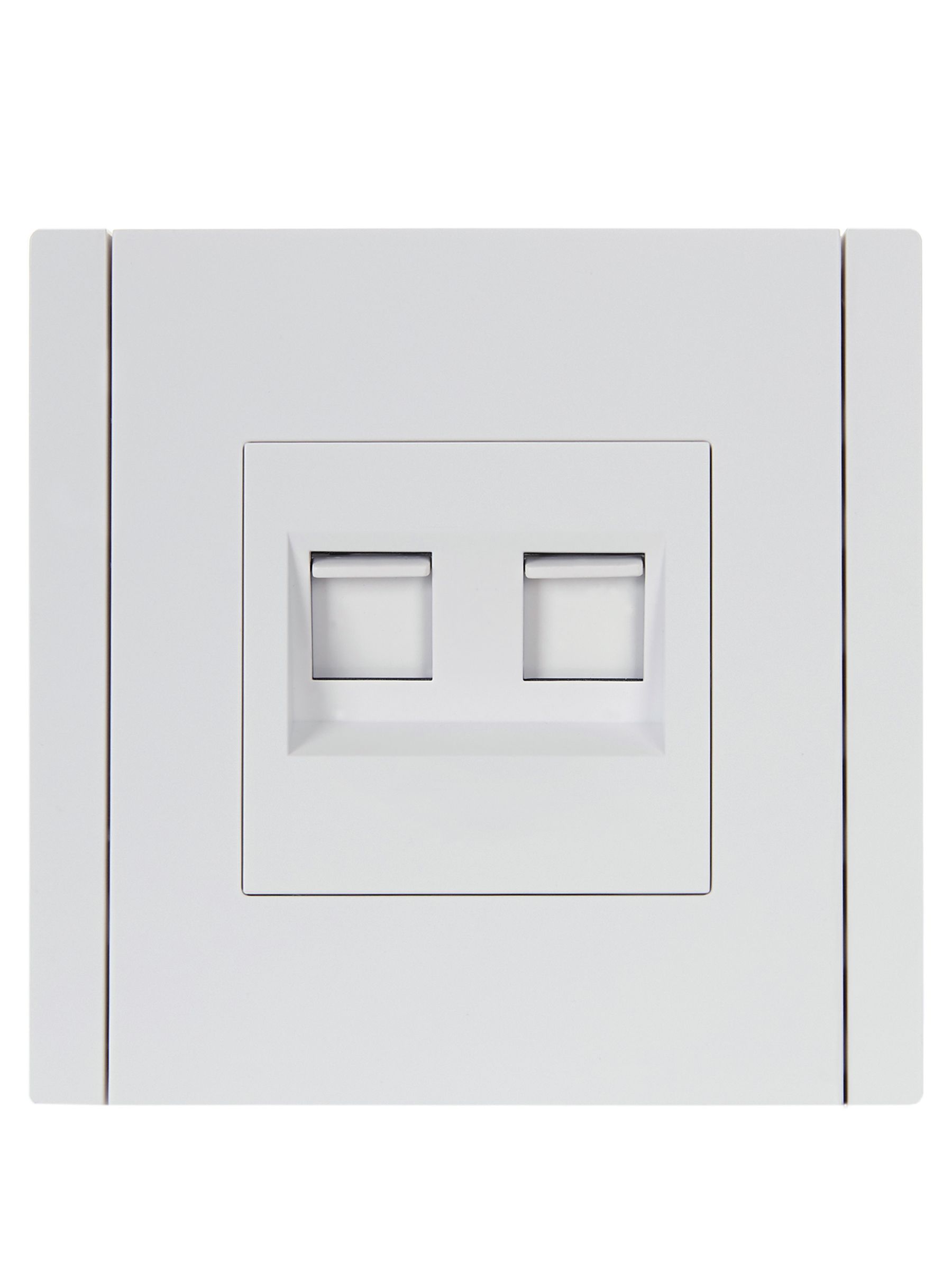 FORTE&PIANO Розетка компьютерная двойная RJ45 категория 5E FP233 белый ИЭК