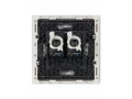 FORTE&PIANO Розетка компьютерная двойная RJ45 категория 5E FP233 белый ИЭК