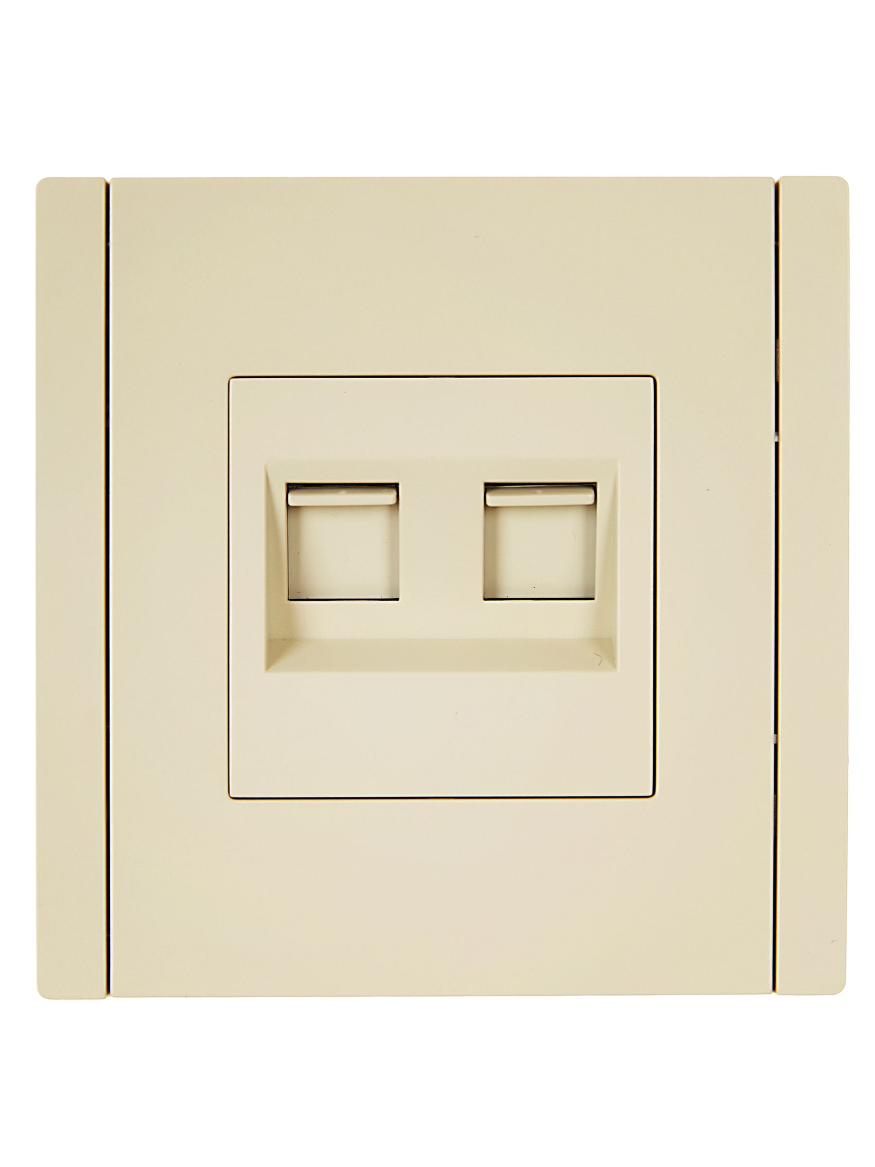 FORTE&PIANO Розетка компьютерная двойная RJ45 категория 5E FP433 ваниль ИЭК