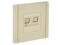 FORTE&PIANO Розетка компьютерная двойная RJ45 категория 5E FP433 ваниль ИЭК