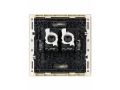 FORTE&PIANO Розетка компьютерная двойная RJ45 категория 5E FP433 ваниль ИЭК