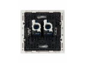 FORTE&PIANO Розетка компьютерная двойная RJ45 категория 6 FP234 белый ИЭК