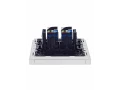 FORTE&PIANO Розетка компьютерная двойная RJ45 категория 6 FP234 белый ИЭК
