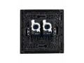 FORTE&PIANO Розетка компьютерная двойная RJ45 категория 6 FP134 черный ИЭК