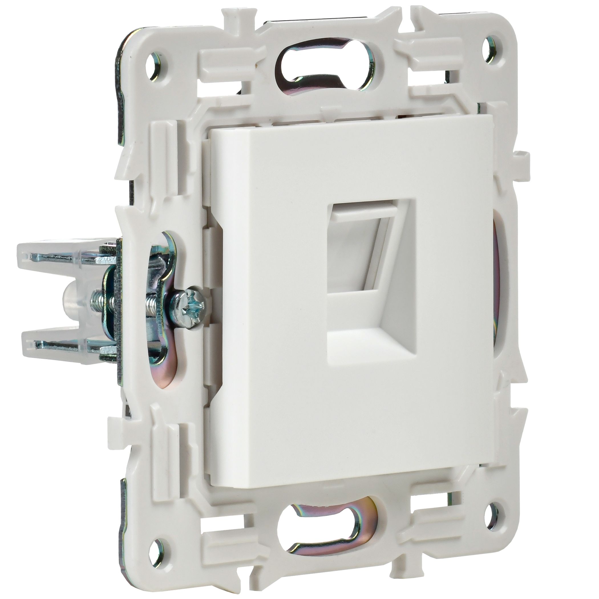 SCANDY Розетка компьютерная RJ45 категория 5E SK-K01W арктический белый ИЭК