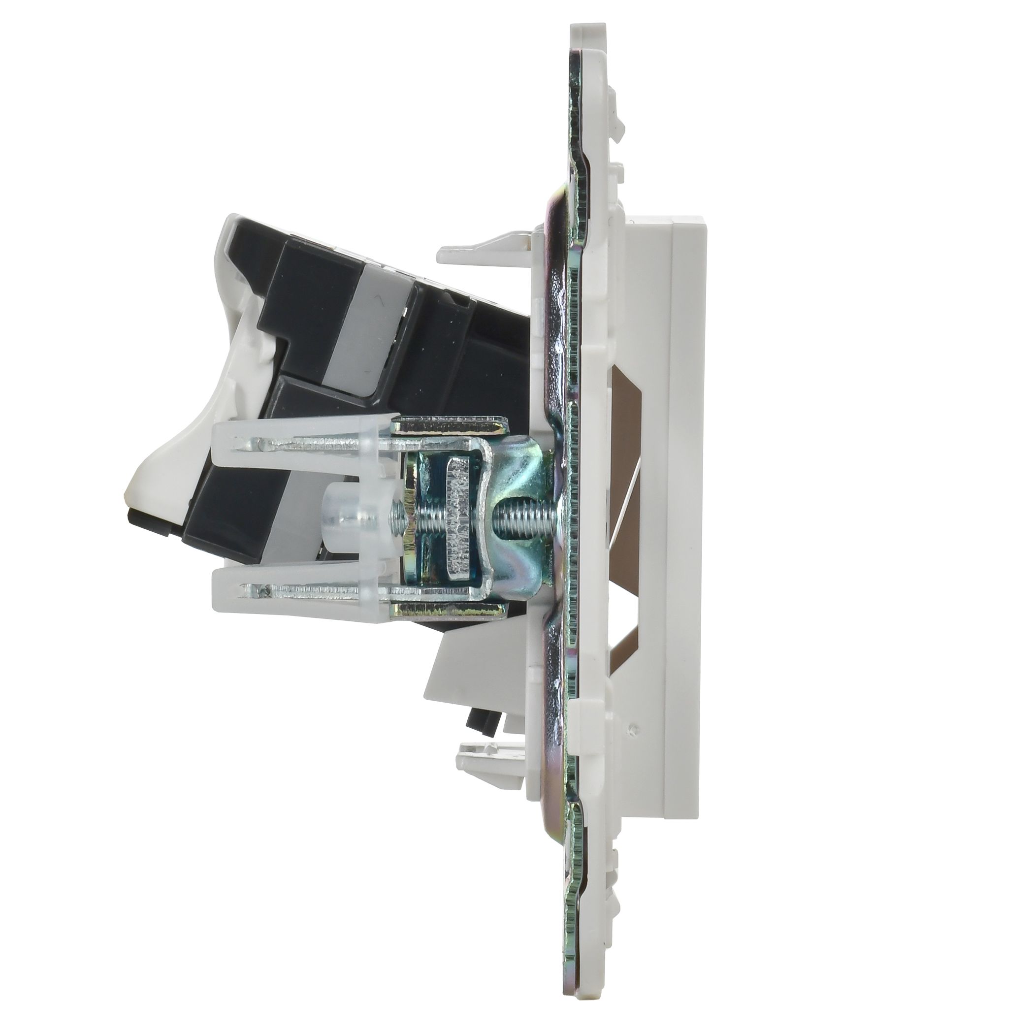 SCANDY Розетка компьютерная RJ45 категория 5E SK-K01W арктический белый ИЭК