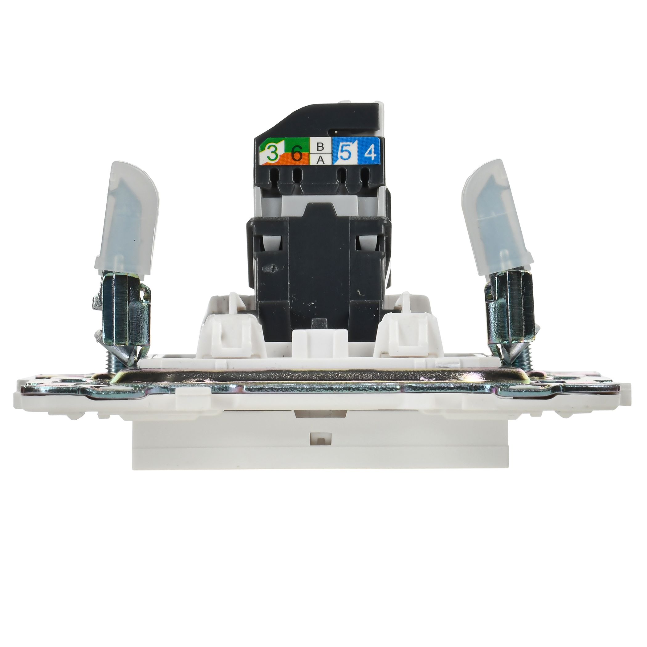 SCANDY Розетка компьютерная RJ45 категория 5E SK-K01W арктический белый ИЭК