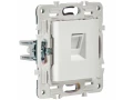 SCANDY Розетка компьютерная RJ45 категория 5E SK-K01W арктический белый ИЭК