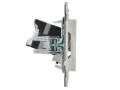 SCANDY Розетка компьютерная RJ45 категория 5E SK-K01W арктический белый ИЭК
