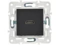 SKANDY Розетка HDMI SK-H01Bl черный IEK