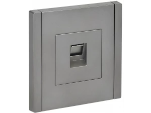 FORTE&PIANO Розетка компьютерная RJ45 кат.6 FP531 сталь IEK