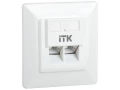 ITK Внутренняя информационная розетка RJ45 кат.6 FTP 2 порта