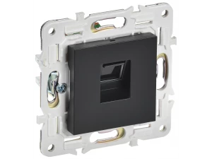 SKANDY Розетка компьютерная RJ45 кат.6 SK-K02Bl черный IEK