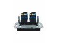 BRITE Розетка компьютерная двойная RJ45 кат.6 РК11-2-БрЧ черный IEK