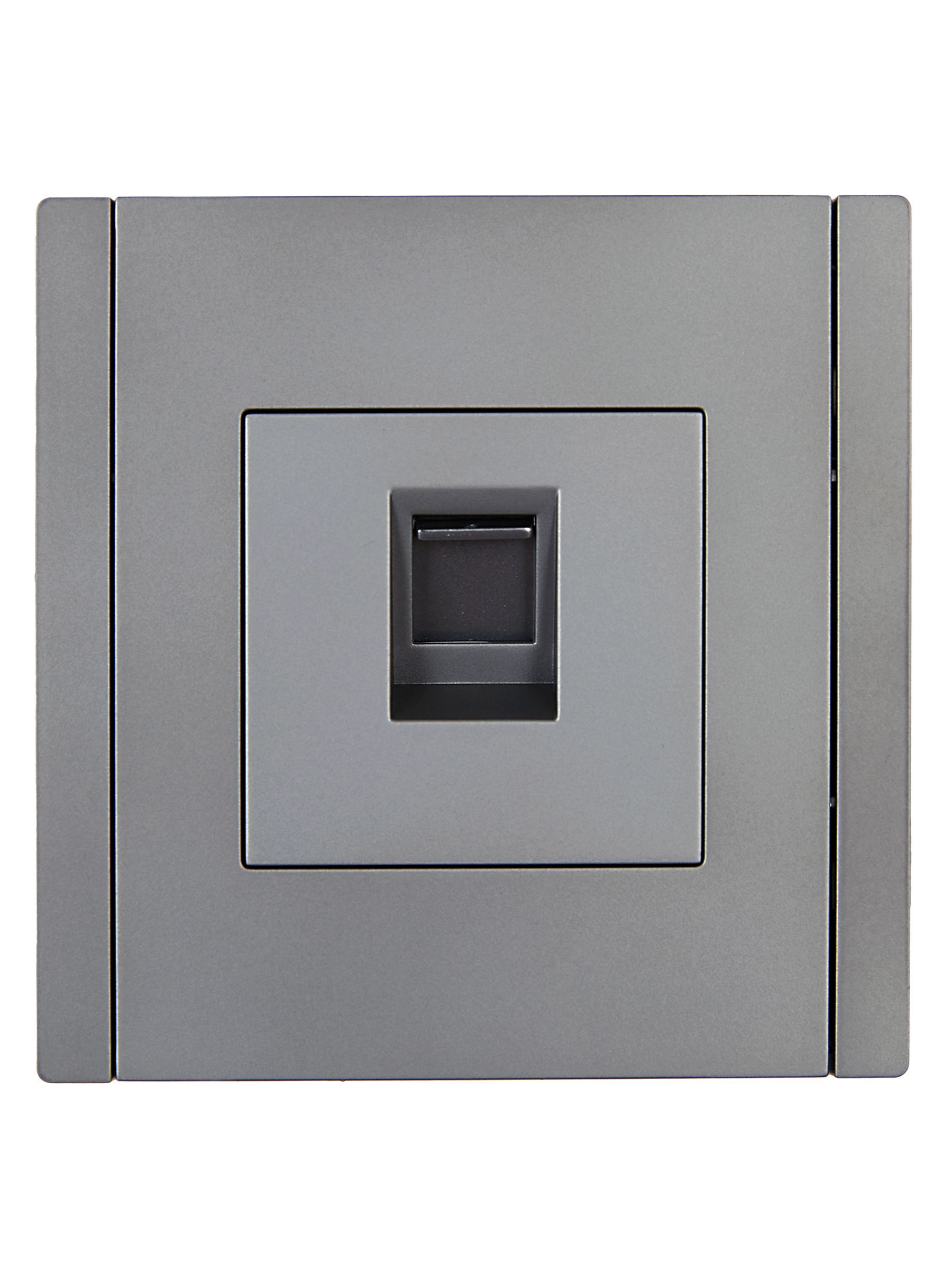 FORTE&PIANO Розетка компьютерная RJ45 категория 5E FP532 сталь ИЭК