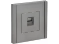 FORTE&PIANO Розетка компьютерная RJ45 категория 5E FP532 сталь ИЭК