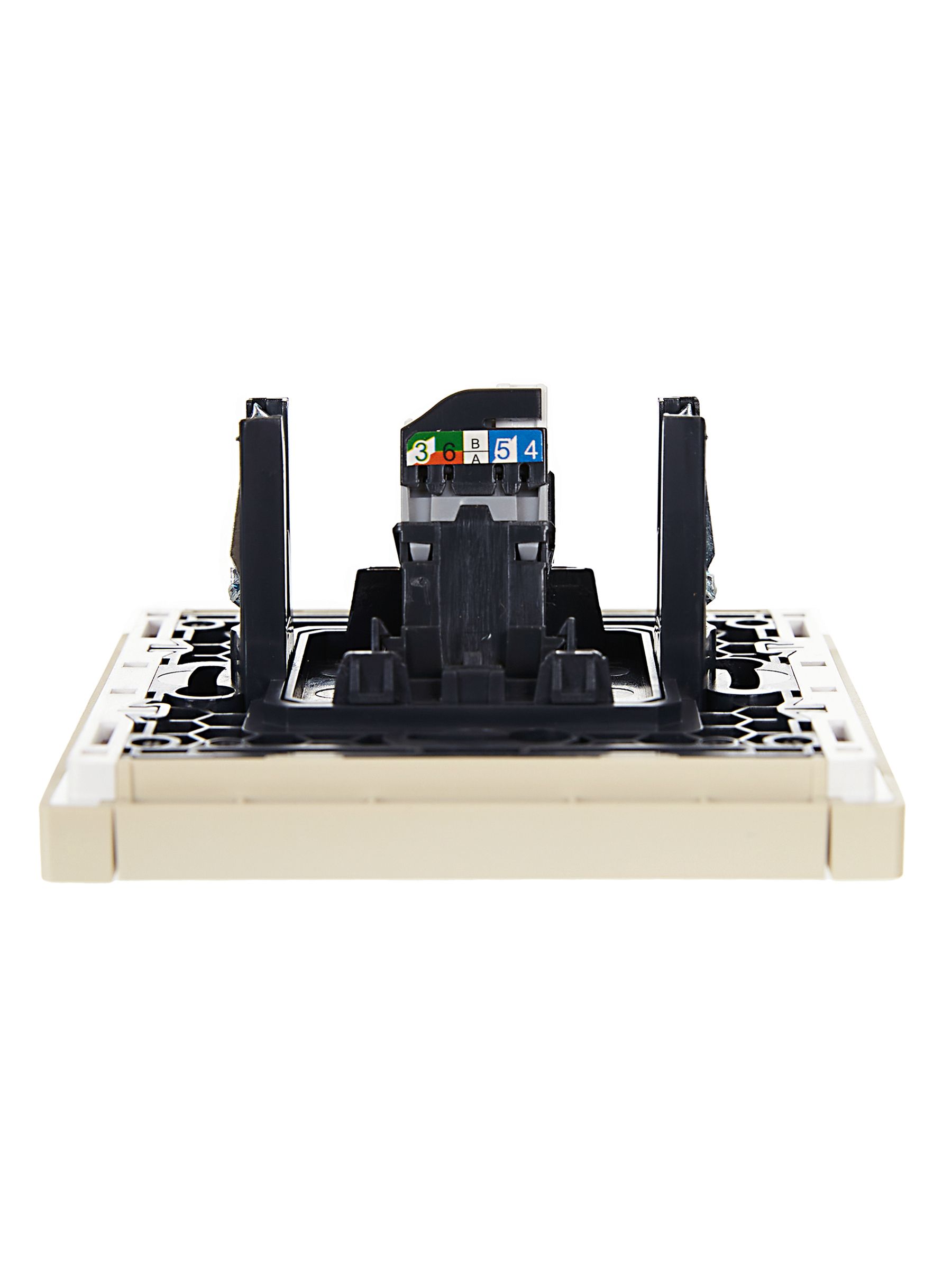 FORTE&PIANO Розетка компьютерная RJ45 категория 5E FP432 ваниль ИЭК