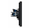 FORTE&PIANO Розетка компьютерная RJ45 категория 6 FP131 черный ИЭК