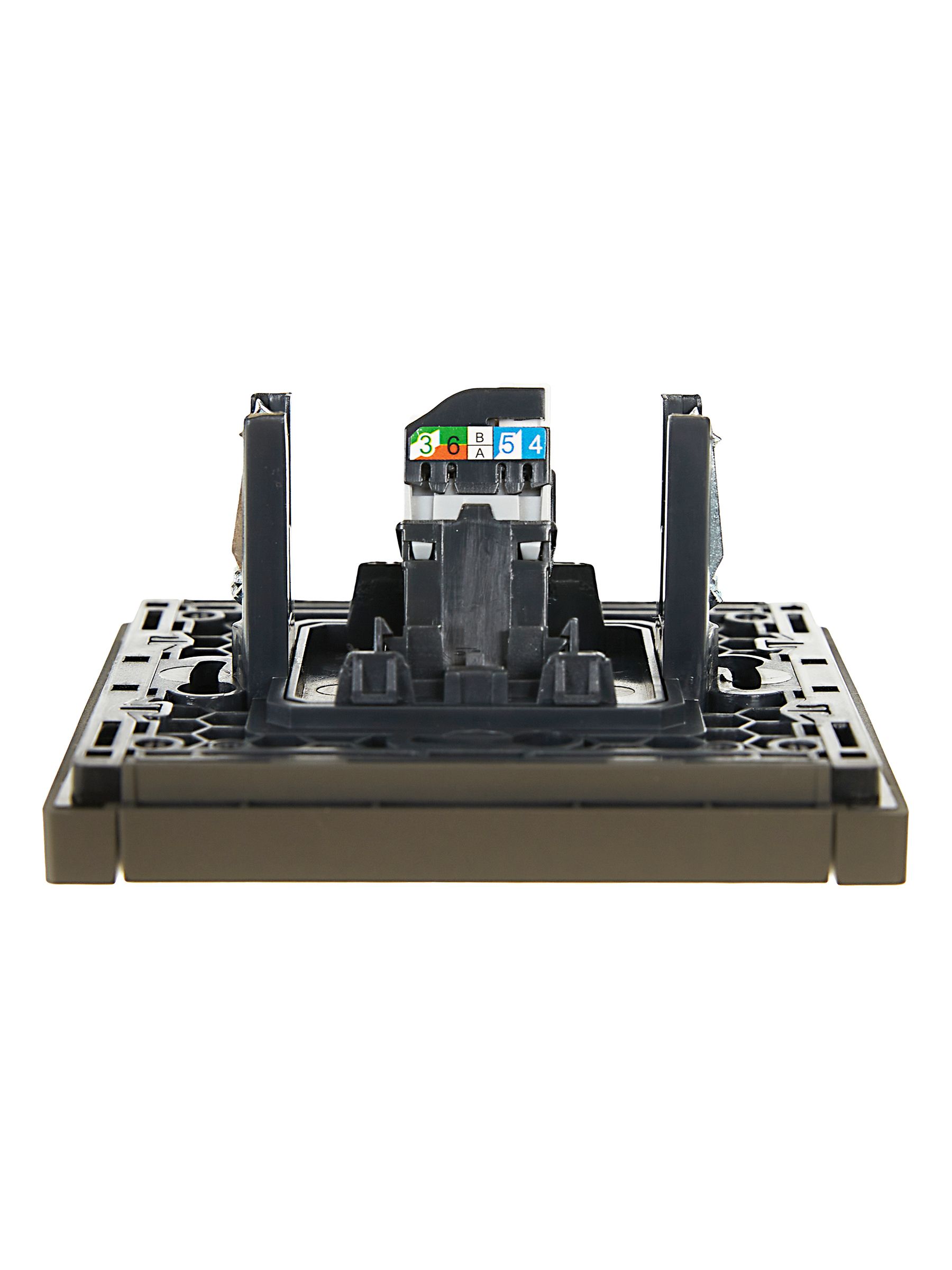 FORTE&PIANO Розетка компьютерная RJ45 категория 5E FP332 серый ИЭК