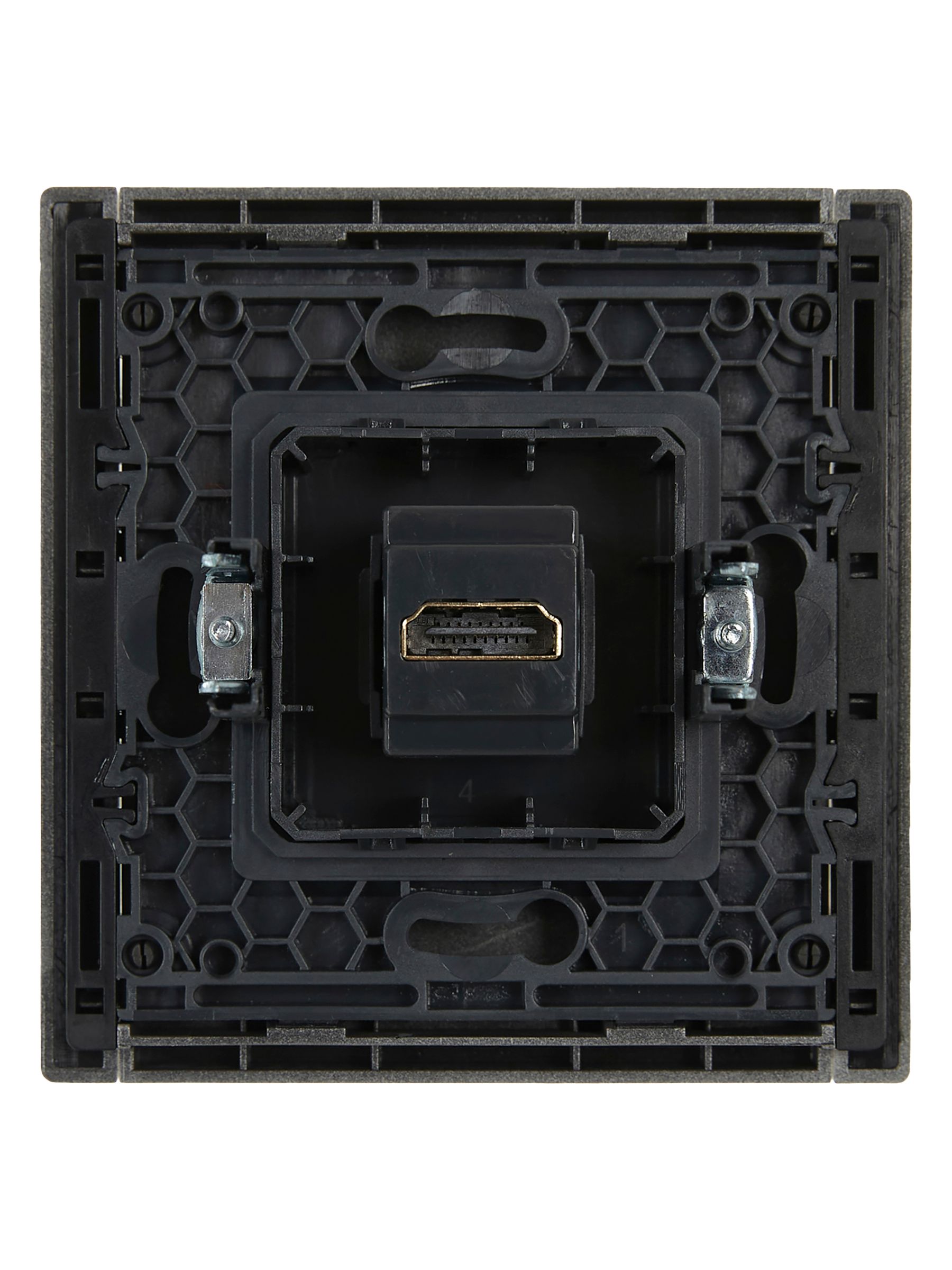 FORTE&PIANO Розетка HDMI FP540 сталь ИЭК