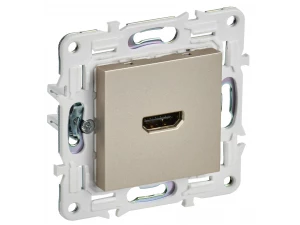 SKANDY Розетка HDMI SK-H01Sh шампань IEK