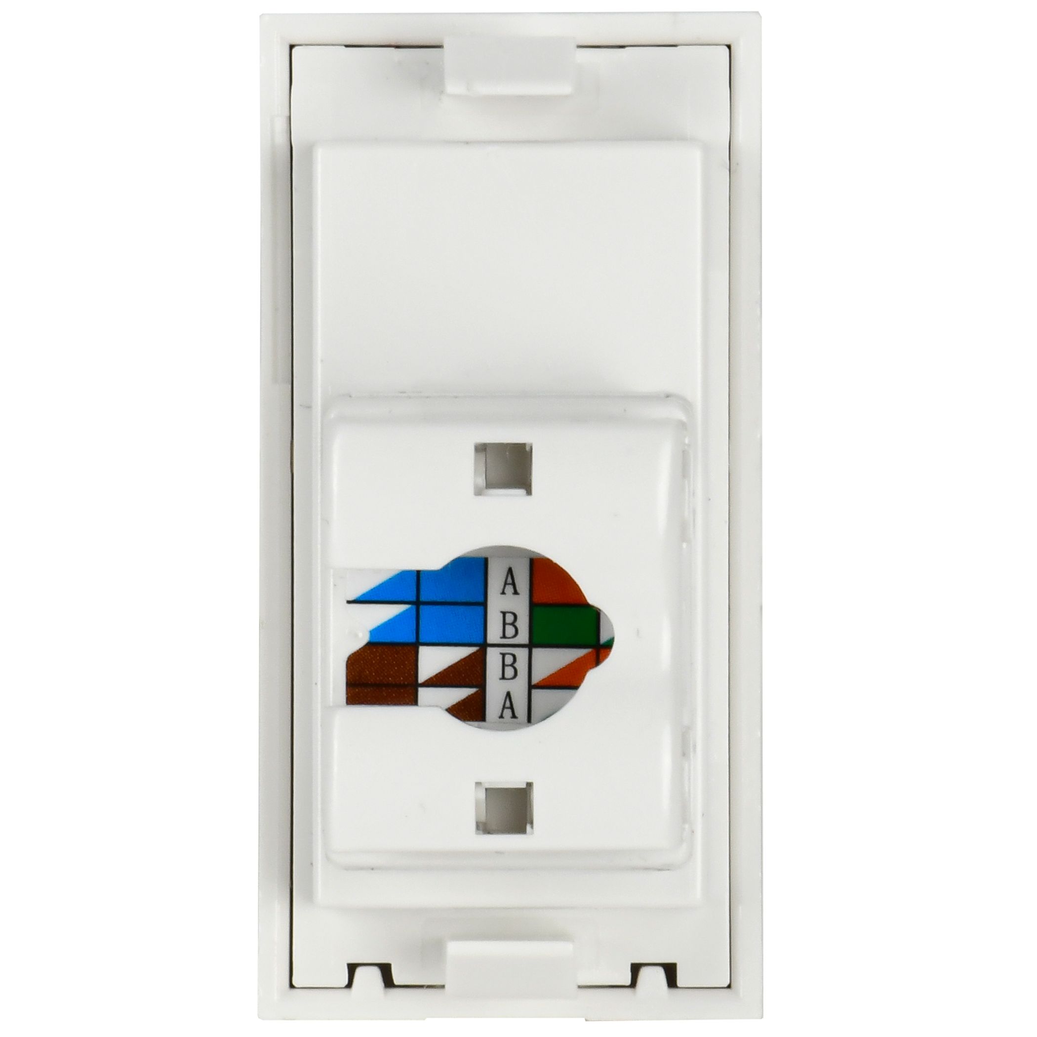 Розетка информационная РКИ-10-00-П RJ-45 UTP кат.5e (на 1 модуль) ПРАЙМЕР белая ИЭК