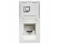 Розетка информационная РКИ-10-00-П RJ-45 UTP кат.5e (на 1 модуль) ПРАЙМЕР белая ИЭК