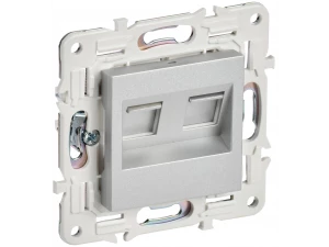 SKANDY Розетка компьютерная двойная RJ45 кат.5E SK-K03S серебряный IEK