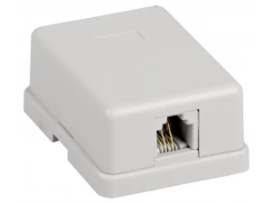 ITK Настенная розетка RJ12, кат.3 UTP, 1-порт