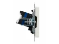 BRITE Розетка компьютерная двойная RJ45 кат.6 РК11-2-БрБ белый IEK